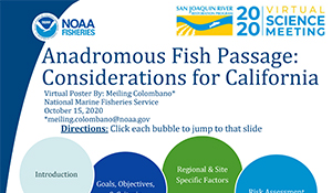 Anadromous Fish Passage: Considerations for California