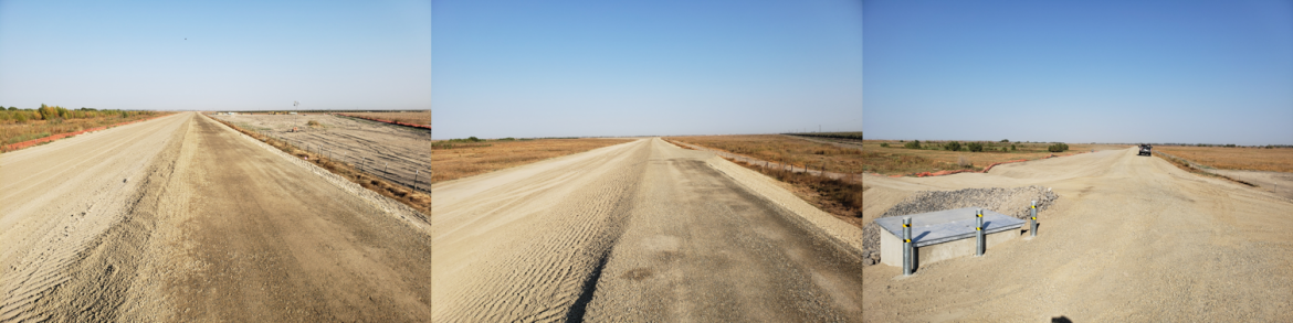 Final photos of the project completed with levee regraded.