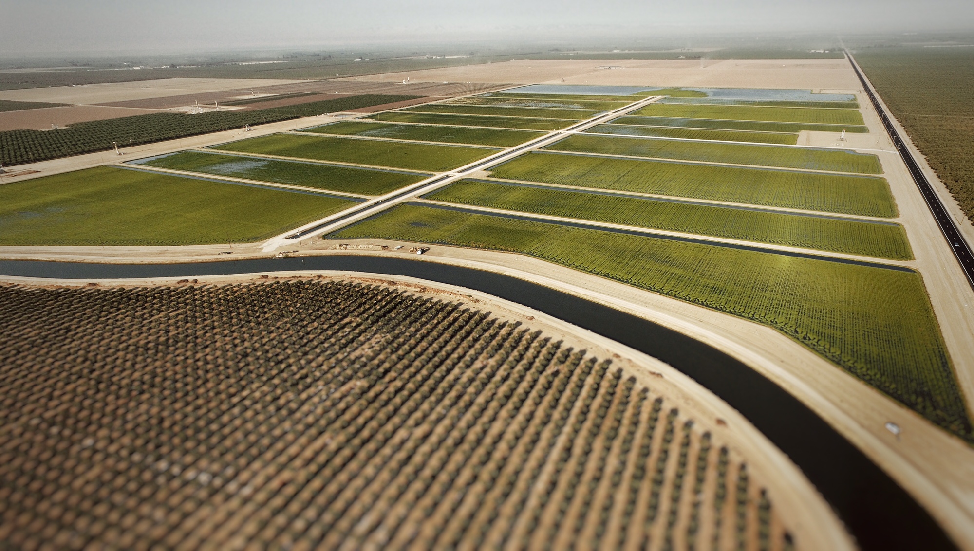 An aerial image of the Kimberlina Groundwater Basin